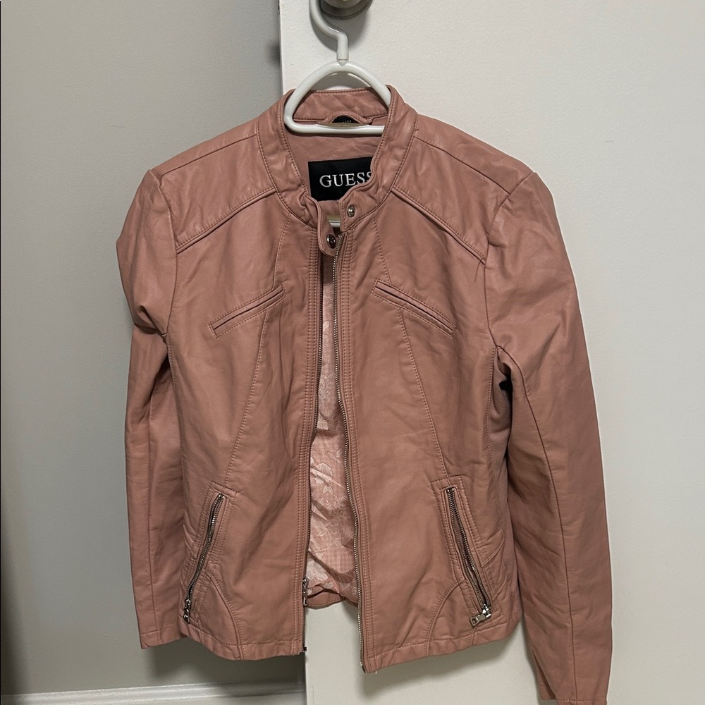 Guess Blush Leather Jacket
